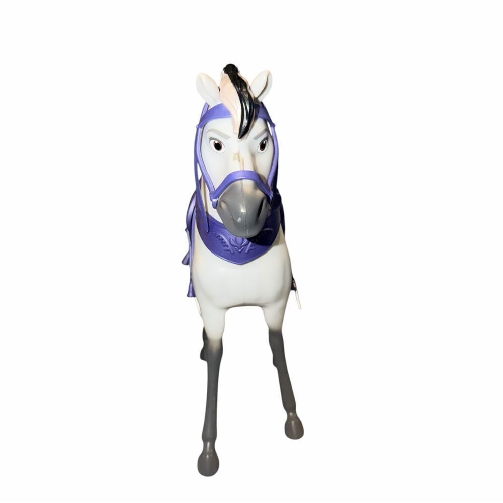 Disney Frozen Anna’s Royal Horse Kjekk Figure Mattel 10" Barbie Size Toy White - Picture 4 of 7